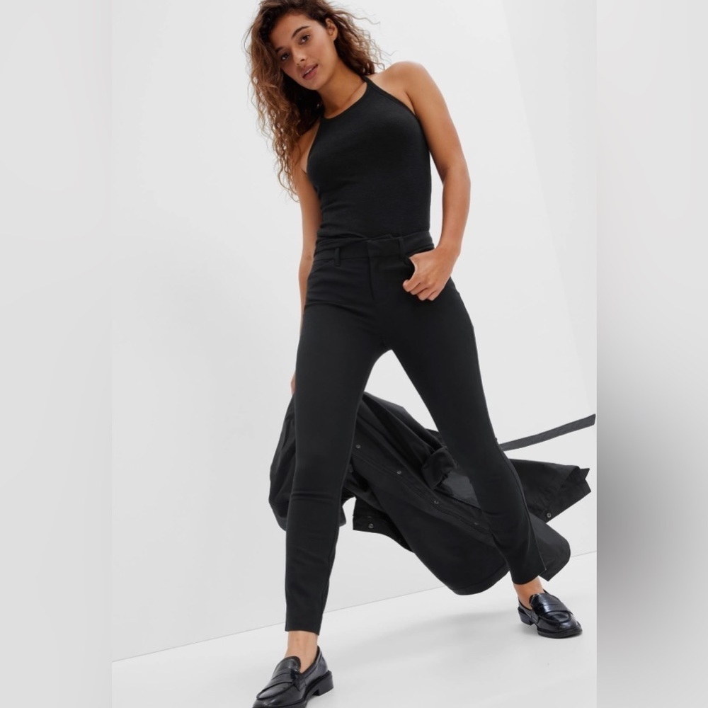 NWT GAP Skinny Ankle Pant True Black Size 8